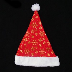 燙金雪花聖誕帽